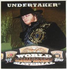 The Undertaker [Puzzle Back] #W13 Wrestling Cards 2010 Topps WWE World Championship Material Prices