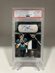 Trevor Lawrence [Patch Autograph Emerald] #201 Football Cards 2021 Panini Black Prices