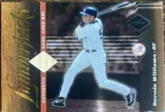Bernie Williams #153 Baseball Cards 2001 Leaf Limited Prices