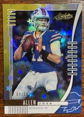 Josh Allen [Gold Stars] #161 Football Cards 2019 Panini Absolute Prices