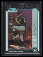 Tim Hudson [Refractor] #375 Baseball Cards 1999 Bowman Chrome International Prices