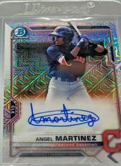 Angel Martinez #BMA-AMA Baseball Cards 2021 Bowman Chrome Mega Box Mojo Autographs Prices