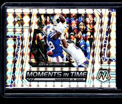 Justin Jefferson [Mosaic] #MT-1 Football Cards 2023 Panini Mosaic Moments in Time Prices