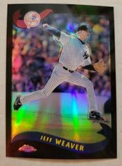 Jeff Weaver [Refractor] Baseball Cards 2002 Topps Chrome Traded Prices
