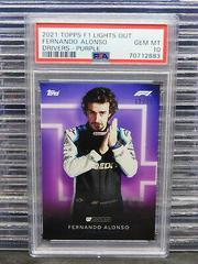Fernando Alonso [Purple] Racing Cards 2021 Topps Formula 1 Lights Out Prices