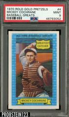 Mickey Cochrane [Baseball Greats] Baseball Cards 1970 Rold Gold Pretzels Prices