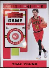 Trae Young [Game Ticket Red Foil] #1 Basketball Cards 2019 Panini Contenders Prices