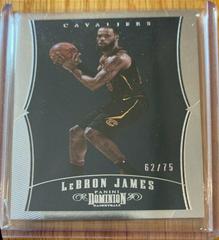 LeBron James Basketball Cards 2017 Panini Dominion Prices