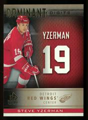 Steve Yzerman [Gold] Hockey Cards 2020 SP Signature Edition Legends Dominant Digits Prices
