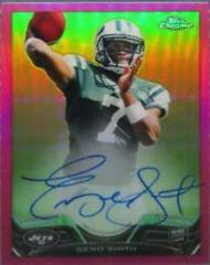 Geno Smith [Throwing Autograph Pink Refractor] #21 Football Cards 2013 Topps Chrome Prices