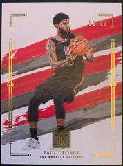 Paul George [Gold] #6 Basketball Cards 2020 Panini Impeccable Prices