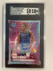 Cam Whitmore [Autograph Speckle] #NN-10 Basketball Cards 2022 Bowman University Best Neon Neophytes Prices