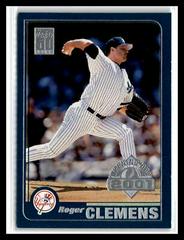 Roger Clemens #53 Baseball Cards 2001 Topps Opening Day Prices