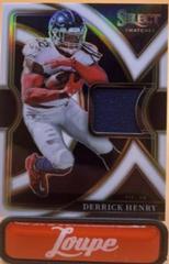 Derrick Henry [White] #SS-17 Football Cards 2022 Panini Select Swatches Prizm Prices