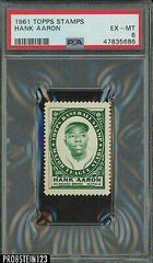 Hank Aaron Baseball Cards 1961 Topps Stamps Prices