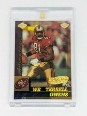 Terrell Owens [HoloGold] #130 Football Cards 1999 Collector's Edge Advantage Prices
