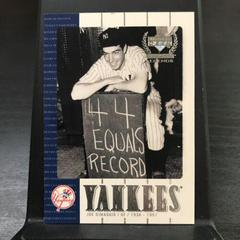 Joe DiMaggio #4 Baseball Cards 2000 Upper Deck Yankees Legends Prices