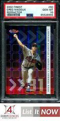 Greg Maddux [Refractor] Baseball Cards 2002 Finest Prices