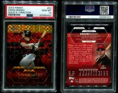 Craig Biggio [Gold Xfractor] #53 Baseball Cards 2003 Finest Prices