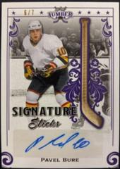 Pavel Bure [Platinum] Hockey Cards 2021 Leaf Lumber Signature Sticks Prices