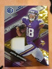 Justin Jefferson [Cobalt] #ELE-21 Football Cards 2022 Panini Elements Electric Prices
