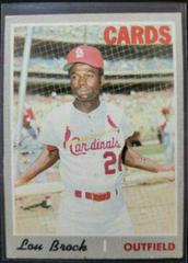 Lou Brock Baseball Cards 1970 Topps Prices