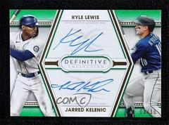 Kyle Lewis, Jarred Kelenic [Green] Baseball Cards 2022 Topps Definitive Dual Autograph Collection Prices