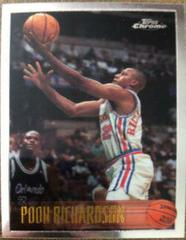 Pooh Richardson #104 Basketball Cards 1996 Topps Chrome Prices