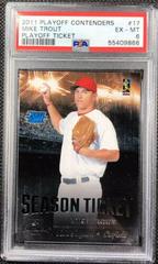Mike Trout [Playoff Ticket] Baseball Cards 2011 Playoff Contenders Prices