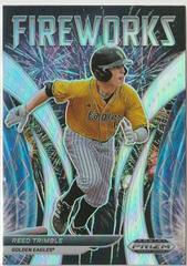 Reed Trimble [Silver Prizm] #F-RT Baseball Cards 2021 Panini Prizm Draft Picks Fireworks Prices