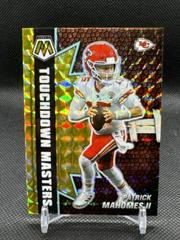 Patrick Mahomes II [Reactive Yellow] #TM-14 Football Cards 2021 Panini Mosaic Touchdown Masters Prices