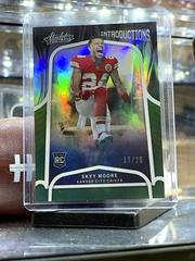 Skyy Moore [Spectrum Green] #INT-16 Football Cards 2022 Panini Absolute Introductions Prices