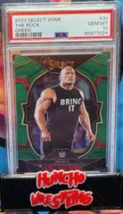 The Rock [Green] #31 Wrestling Cards 2023 Panini Select WWE Prices