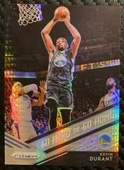 Kevin Durant [Hyper] #5 Basketball Cards 2018 Panini Prizm Go Hard or Go Home Prices
