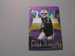 Derek Carr [Purple] #CA-DCA Football Cards 2021 Panini Playoff Call to Arms Prices