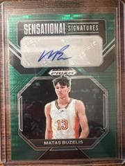 Matas Buzelis [Green Pulsar] #SS-MBZ Basketball Cards 2023 Panini Prizm Draft Picks Sensational Signatures Prices