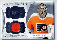 Carter Hart Hockey Cards 2023 Upper Deck Artifacts Treasured Swatches Prices