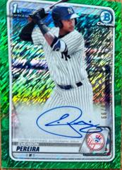 Everson Pereira [Green Refractor] #CPA-EP Baseball Cards 2020 Bowman Chrome Prospect Autographs Prices