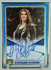 Stephanie McMahon [Blue] #A-ST Wrestling Cards 2020 Topps WWE Transcendent Autographs Prices