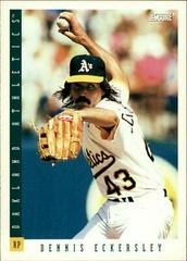 Dennis Eckersley #21 Baseball Cards 1993 Score Prices