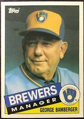 George Bamberger Baseball Cards 1985 Topps Traded Tiffany Prices