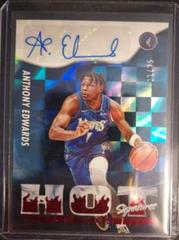Anthony Edwards [Red] #HS-AE Basketball Cards 2022 Panini Hoops Hot Signatures Prices