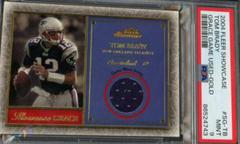 Tom Brady [Gold] #SG-TB Football Cards 2004 Fleer Showcase Grace Game Used Prices