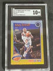 Allen Iverson [Gold Mojo] Basketball Cards 2019 Panini Hoops Premium Stock Prices