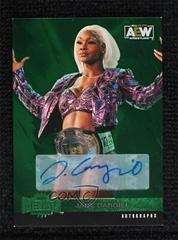 Jade Cargill [Green Autograph] #9 Wrestling Cards 2022 SkyBox Metal Universe AEW Prices