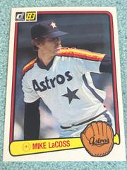 Mike LaCoss #344 Baseball Cards 1983 Donruss Prices