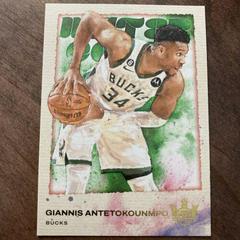 Giannis Antetokounmpo #26 Basketball Cards 2023 Panini Court Kings Water Color Prices