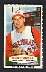 Bob Purkey [Hand Cut] Baseball Cards 1963 Bazooka Prices