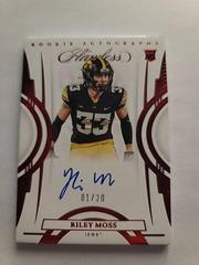 Riley Moss [Autograph Ruby] #116 Football Cards 2023 Panini Flawless Collegiate Prices