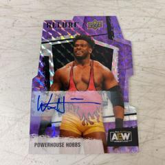 Powerhouse Hobbs [Autograph Purple Diamond] Wrestling Cards 2022 Upper Deck Allure AEW Prices